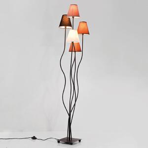 KARE Flexibilná stojacia lampa Mocca Cinque