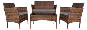 Záhradný set MADERA – hnedý