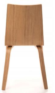 - Luxusná dubová stolička WOOD LINE - hnedá