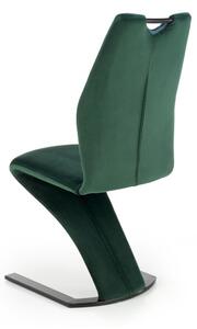 Jedálenská stolička TRAP, 45x101x63, zelená