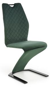 Jedálenská stolička TRAP, 45x101x63, zelená