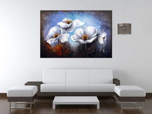Ručne maľovaný obraz Alpské maky Rozmery: 120 x 80 cm