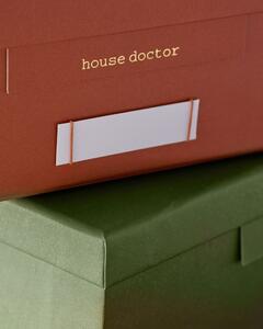 Úložný papierový box Green/Orange Väčší zelená