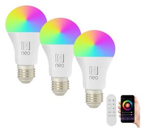 IMMAX NEO Smart LED žiarovka E27 11W RGB + CCT 07712CDO WiFi Tuya sada 3ks + záruka 3 roky zadarmo