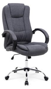 Kancelárska stolička JUICE 2, 64x118x75, tmavý popol