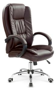 Kancelárska stolička RELAX, 64x118x75, tmavo hnedá