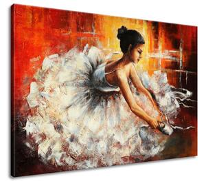 Ručne maľovaný obraz Nádherná tanečnica Rozmery: 70 x 100 cm
