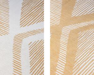 ELLE Decoration koberce Kusový koberec Gemini 106017 Ochre z kolekcie Elle – na von aj na doma - 80x150 cm