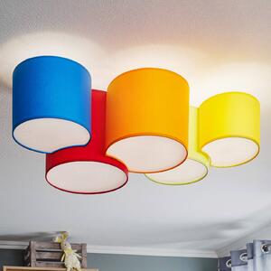 Stropné svietidlo Mona 5-plameňové, multicolor