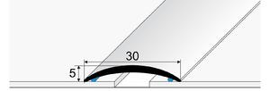 Prechodový profil 30 mm, oblý (samolepiaci) | nivelácia 0 - 3 mm Dub popelavý E923