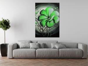 Ručne maľovaný obraz Zelená živá krása Rozmery: 70 x 100 cm