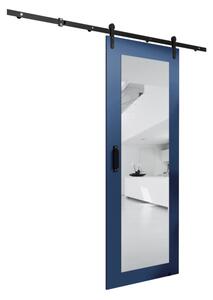 Posuvné dvere LOFTIKO II + Systém tichého zatvárania, 90x204, modrá