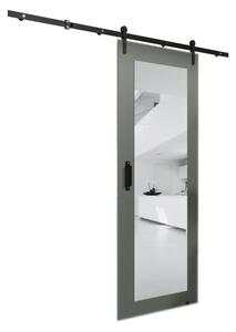Posuvné dvere LOFTIKO II + Systém tichého zatvárania, 90x204,zelená