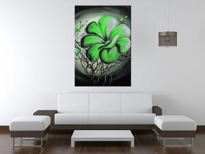 Ručne maľovaný obraz Zelená živá krása Rozmery: 100 x 70 cm