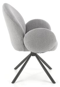 Jedálenská stolička SCK-498 sivá/čierna