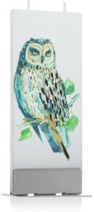 Flatyz Nature Owl dekoratívna sviečka 6x15 cm
