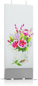Flatyz Greetings Flowers In Watering Can dekoratívna sviečka 6x15 cm