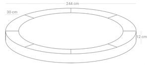 Okrajový kryt na trampolínu 244 cm, STP8FT