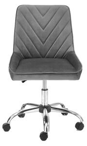 Kancelárska stolička ROSI, 57x89x55, popol velvet