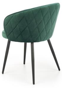 Jedálenská stolička BAND, 61x77x56, tmavo zelená