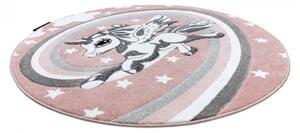 Okrúhly koberec PETIT PONY Poník, ružový