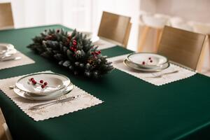 Dekorstudio Luxusné Vianočné prestieranie na stôl s vločkami zlaté SW14- sada 2 kusy