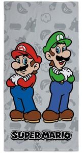 Plážová osuška Super Mario Bros - Mario & Luigi - 100% bavlna - 70 x 140 cm