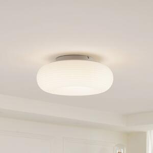 Lucande Smart LED stropné svietidlo Bolti, biele, RGBW, Tuya, Biela / opálová, Obývacia izba / jedáleň, Plast, Moderný, Závesné svietidlo