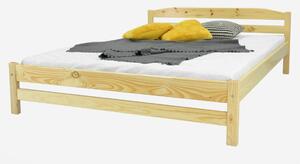 MPE, ADRIANA 160x200 posteľ z masívneho dreva, dekor borovice, jelša, dub, orech