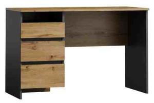 Písací stôl SADIF, 120x77x55, dub wotan/antracit