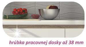 Kuchyňa Line - dub sonoma / biela