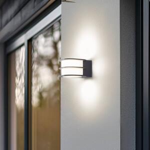 Lindby Smart LED vonkajšie nástenné svietidlo Fyra, kruhové, CCT, RGB, Tuya