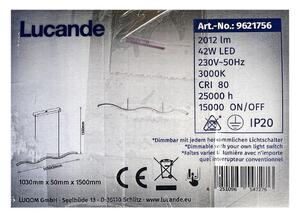 Lucande Lucande - LED Stmievateľný luster na lanku BRAMA LED/42W/230V LW0682 + záruka 3 roky zadarmo