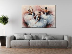 Ručne maľovaný obraz Nádherné baletky Rozmery: 120 x 80 cm