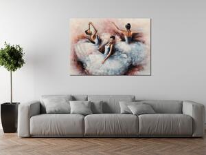 Ručne maľovaný obraz Nádherné baletky Rozmery: 100 x 70 cm