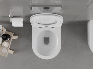 Mexen Carmen závesné wc rimless s toaletným Slim sedátkom z duroplastu, biela - 30880300