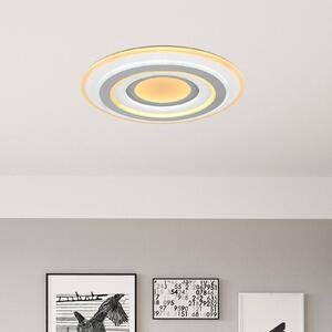 Sabatino LED stropné svietidlo, Ø 48 cm, biela/antracitová, CCT