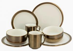 KOMBINOVANÝ SERVIS, 8-dielne, kamenina Creatable - Online Only bytové doplnky, Online Only