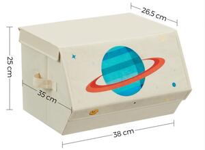 Detské stohovateľné boxy na hračky RLB700M01 (3 ks)