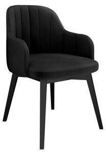 Mirjan24 Čalúnené kreslo ST105, Dostupné poťahy: Magic Velvet 2219, Farby: čierna 5903211304828