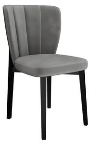 Moderná čalúnená stolička ST106, Dostupné poťahy: Baloo 2072, Farby: čierna Mirjan24 5903211142680