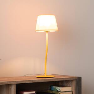 Stolová lampa Nicola, žltá