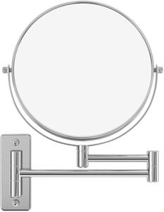 Kozmetické zrkadlo Ø 20 cm, otočné o 360 °