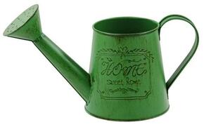 DIRG Plechová dekoračná konvička na kvety vintage