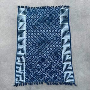 INDIGO vzorovaný prehoz 170x120cm modrý