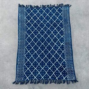 INDIGO vzorovaný prehoz 170x120cm modrý