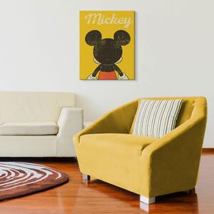 Art Group Obraz na plátne Disney Mickey Mouse Back Distressed Veľkosť: 60 x 80 cm