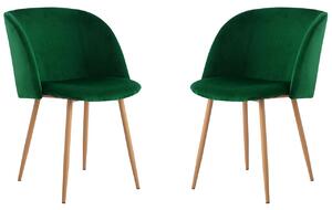Sada dvoch moderných stoličiek Archie 420-3, Farby:: MJH-93 Green Mirjan24 5902928196153