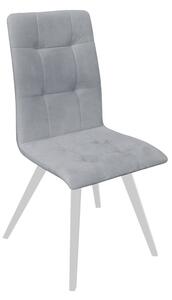 Moderná čalúnená stolička JK33, Morenie: biela, Dostupné poťahy: Mono 244 Mirjan24 5902928166545