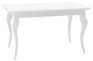 Rozkladací stôl Julia 140, Farby: biely / biely lesk Mirjan24 5903211003639